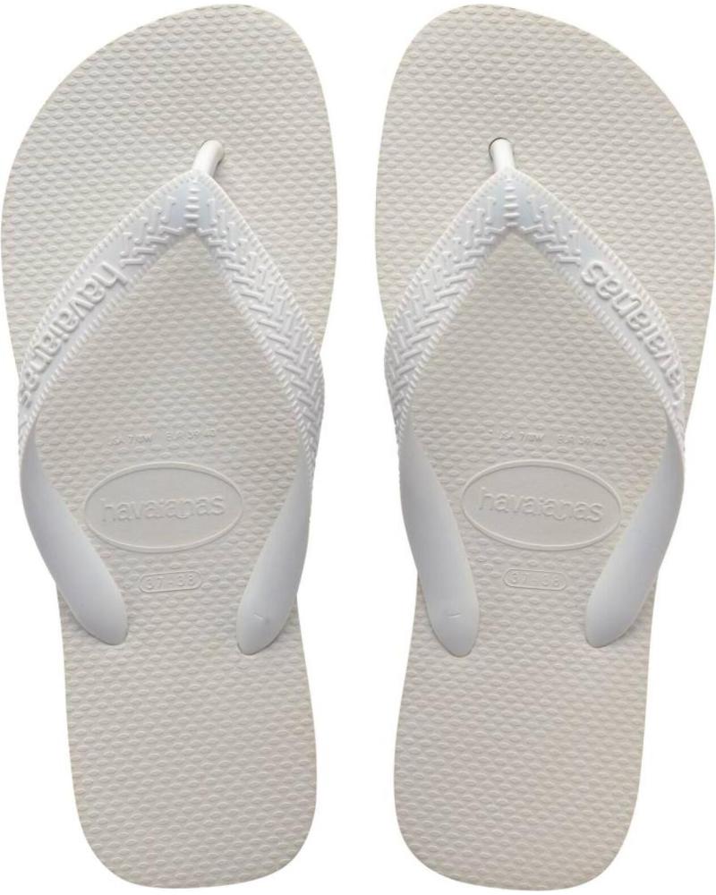 Chanclas de Hombre y Niña y Niño HAVAIANAS 4000029 BLANCO