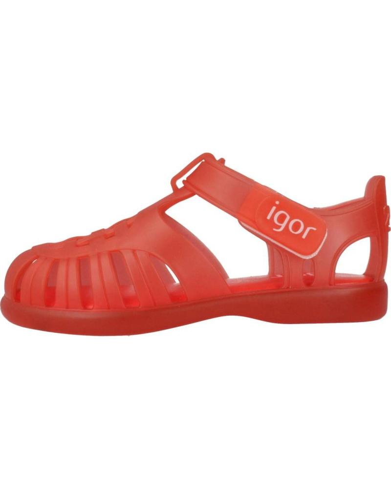 girl and boy Flip flops IGOR S10233  ROJO