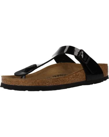 Sandalen für Damen BIRKENSTOCK GIZEH BF SAND PATENT BIO NEGRO
