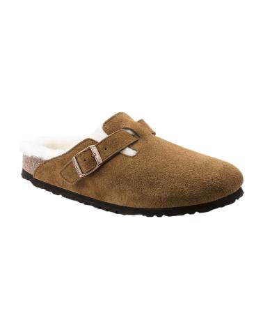 Sapatos BIRKENSTOCK  de Mulher e Homem ZAPATILLAS BOSTON VL SHEARLING MINK  MINK