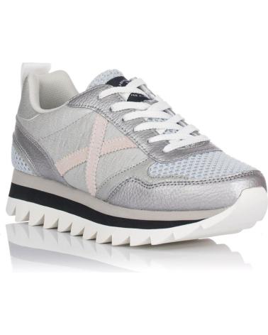 Deportivas de Mujer y Niña MUNICH RIPPLE PLATEADO