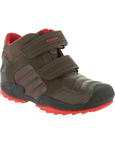 Stiefel für Junge GEOX J841VC 054CE J SAVAGE C0911 COFFEE-RED