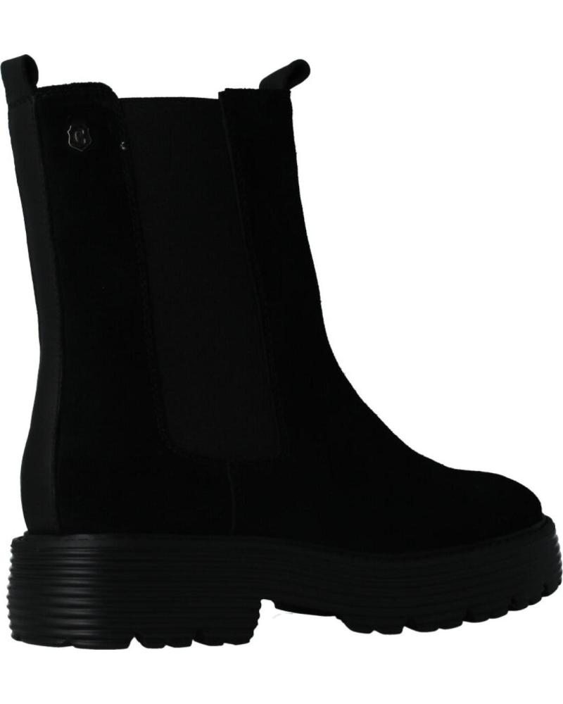 Botin hot sale serraje negro