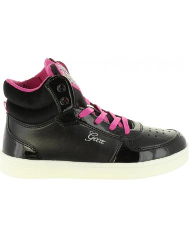 Sapatos Desportivos GEOX  de Menina J844ME 0AJ02 J DJROCK  C0922 BLACK-FUCHS
