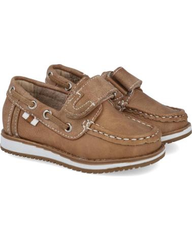 Nauticos de Niño BUBBLE BOBBLE 3-NS599B ZAPATOS NAUTICO VELCRO CAMEL
