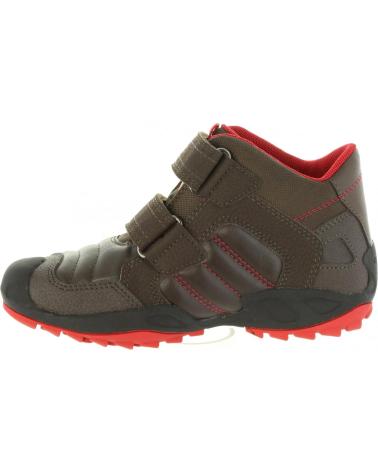 Stiefel für Junge GEOX J841VC 054CE J SAVAGE C0911 COFFEE-RED