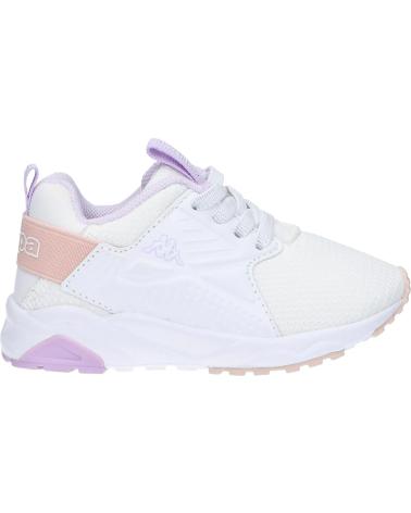 Zapatillas deporte pour Fille KAPPA 33157XW SAN PUERTO A6T WHITE-VIOLET MT-PINK