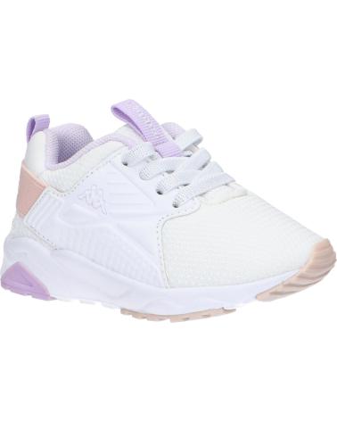 Zapatillas deporte pour Fille KAPPA 33157XW SAN PUERTO A6T WHITE-VIOLET MT-PINK
