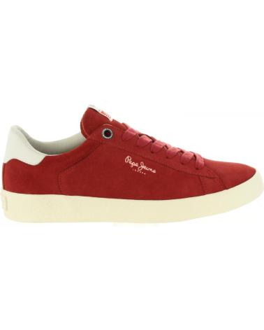 Chaussures PEPE JEANS  pour Homme PMS30498 PORTOBELLO  269 LIGHT BURGUNDY