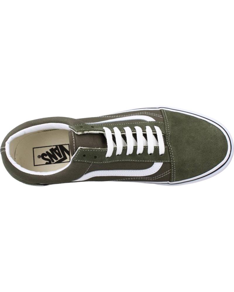 Vans old skool mujer on sale verdes