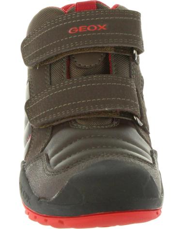 Stiefel für Junge GEOX J841VC 054CE J SAVAGE C0911 COFFEE-RED