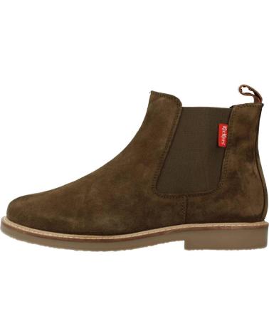 KICKERS COW SUEDE VERDE