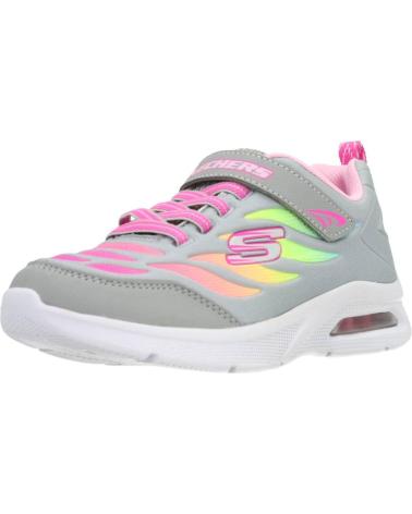 girl Trainers SKECHERS MICROSPEC MAX - AIRY COLOR  GRIS