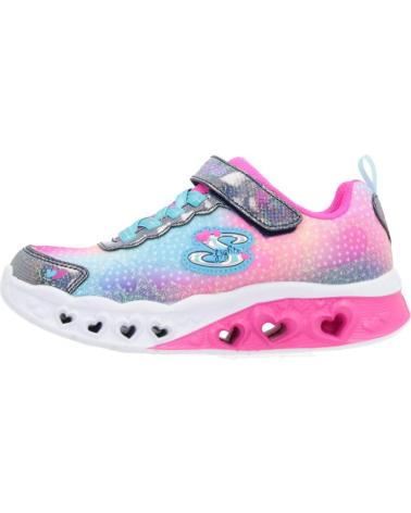 Esportes  de Menina SKECHERS FLUTTER HEART LIGHTS-SIMPLY ROSA