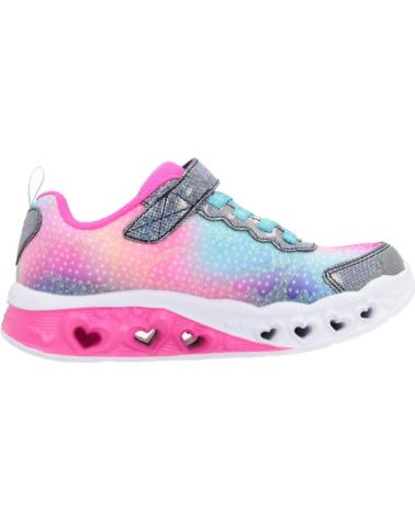 Esportes  de Menina SKECHERS FLUTTER HEART LIGHTS-SIMPLY ROSA
