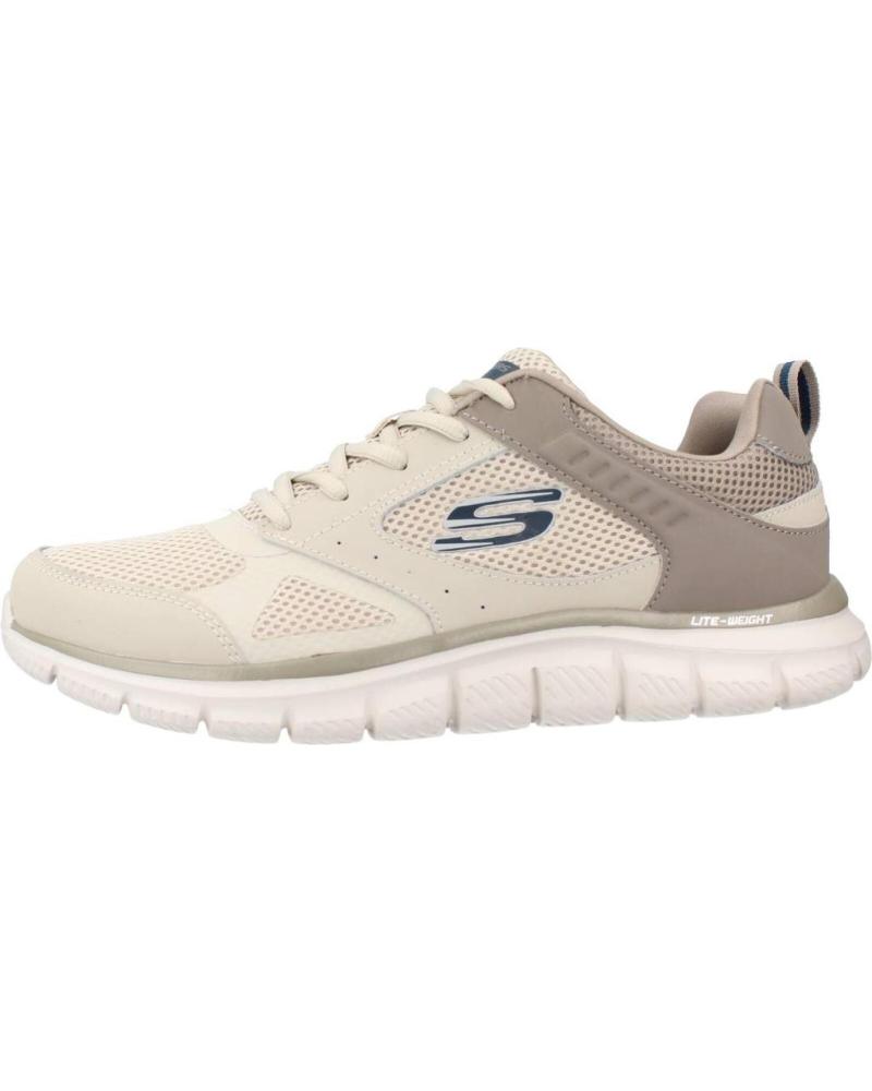 SKECHERS SPORT MEMORY FOAM TRACK-BROADER TAUPE 232698-TPE VARIOS COLORES