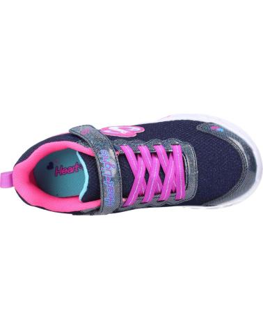 Deportivas de Niña SKECHERS FLUTTER HEART LIGHTS - BRIN AZUL