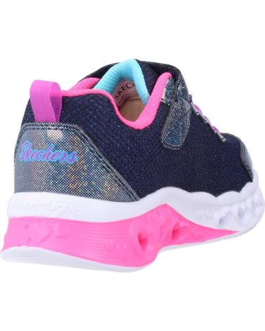 Deportivas de Niña SKECHERS FLUTTER HEART LIGHTS - BRIN AZUL