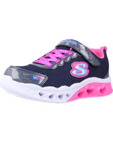 Deportivas de Niña SKECHERS FLUTTER HEART LIGHTS - BRIN AZUL