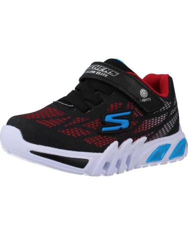 Esportes  de Menino SKECHERS FLEX-GLOW ELITE-VORLO NEGRO