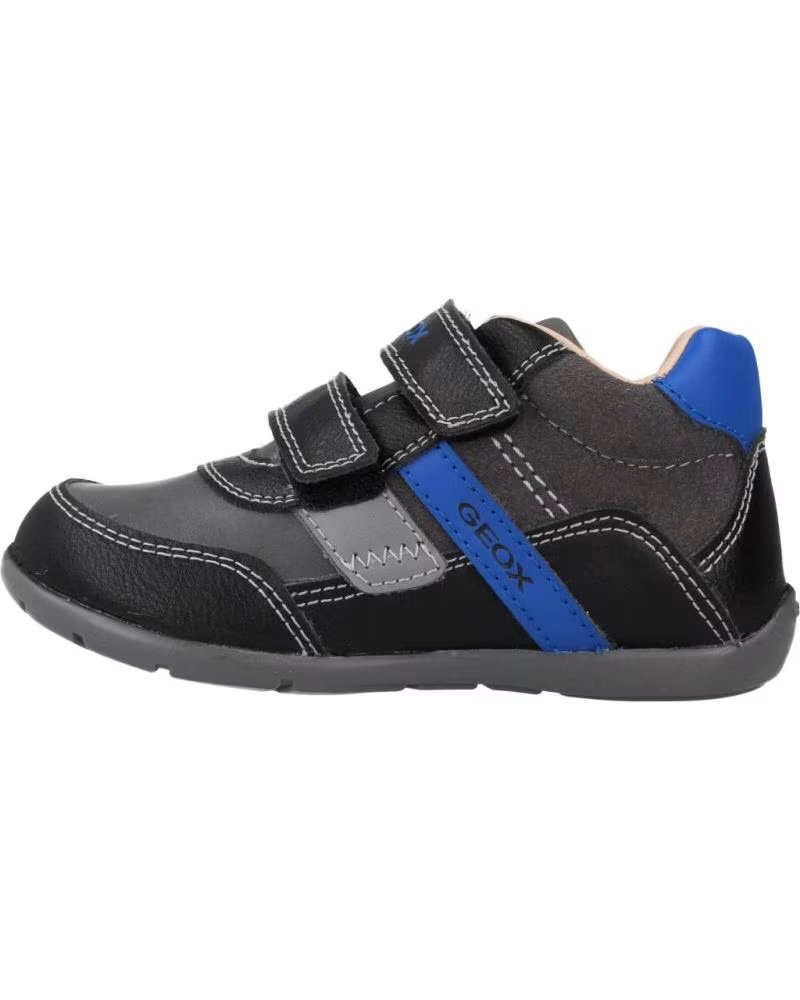 Baskets Premier Pas Geox Elthan Boy B - Chaussures Bébé Garçon Double Scratch Confortables
