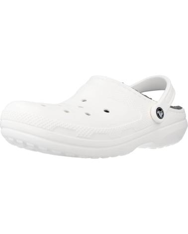 Tongs CROCS  pour Homme CLASSIC LINED CLOG  BLANCO
