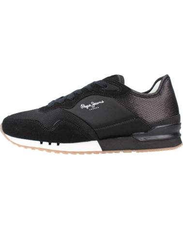 Zapatillas deporte PEPE JEANS  de Mujer LONDON W SEQUINS  NEGRO