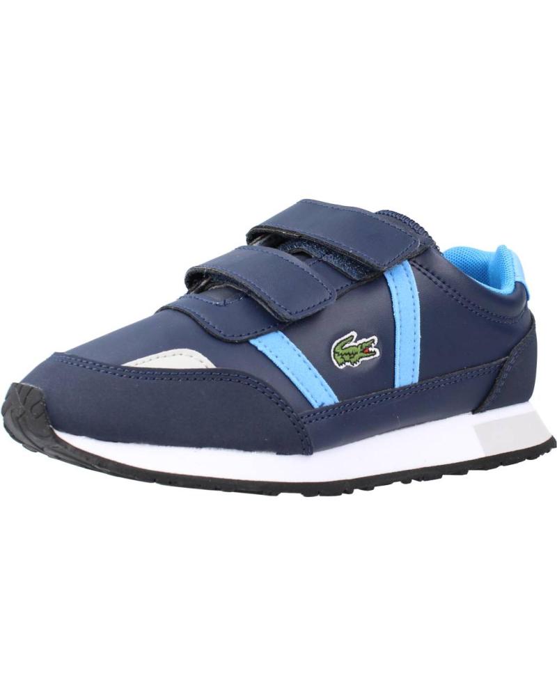 girl and boy Trainers LACOSTE CHILDREN PARTNER AZUL