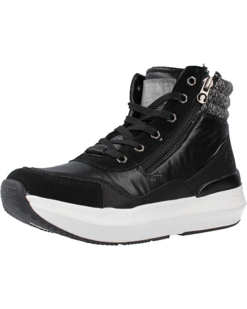 Botines de Mujer CORONEL TAPIOCCA BOTIN SENORA PIEL-TEXTIL NEGROPIEL-TEXTIL NEGRO