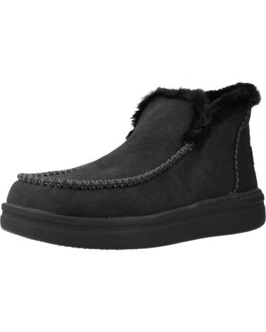 Botins de Mulher HEY DUDE DENNY GRIP NEGRO