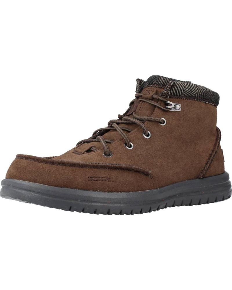 Man Mid boots HEY DUDE BRADLEY ECO MARRON