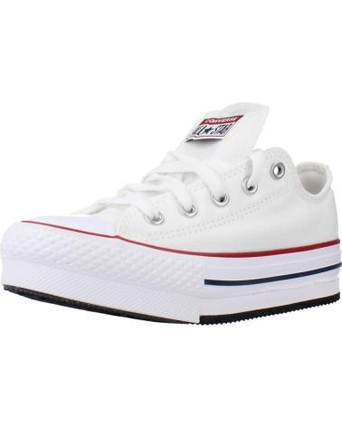 Deportivas CONVERSE  de Niña y Niño ZAPATILLAS CHUCK TAYLOR ALL STAR LIFT PLATFORM MODELO 372862  BLANCO