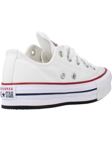 Deportivas CONVERSE  de Niña y Niño ZAPATILLAS CHUCK TAYLOR ALL STAR LIFT PLATFORM MODELO 372862  BLANCO