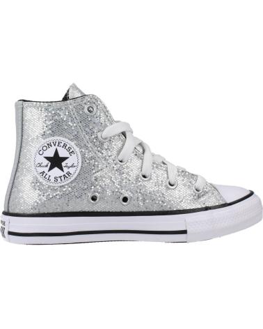 Deportivas CONVERSE  de Niña ALL STAR GLITTER  PLATA