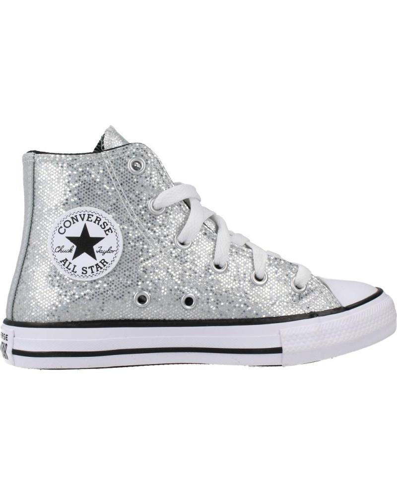 Sportivo De Nina CONVERSE ALL STAR GLITTER PLATA