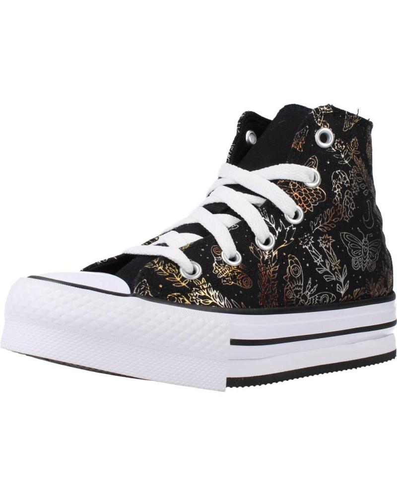 Deportivas de Niña CONVERSE EVA LIFT PLATFORM BUTTERFLY SHINE NEGRO