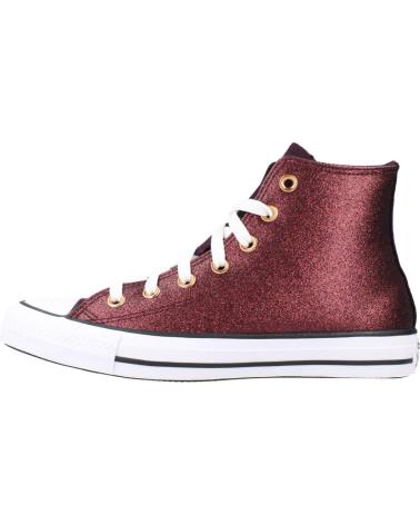 Deportivas CONVERSE  de Mujer CHUCK TAYLOR ALL STAR FOREST GLAM HI  BURDEOS