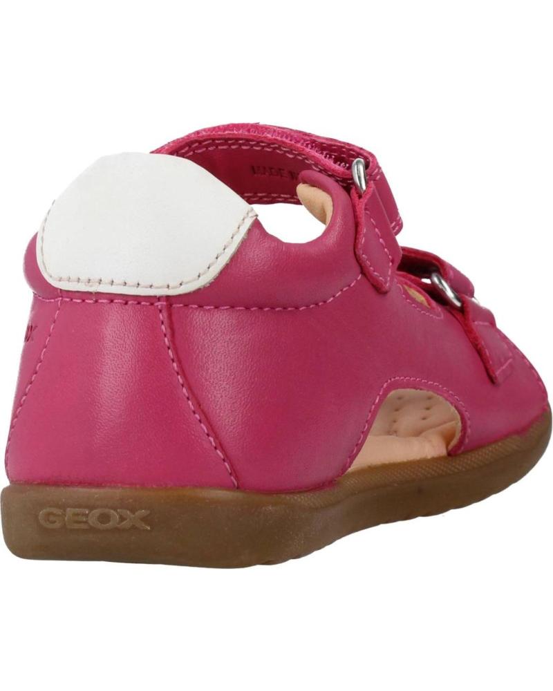 Geox B Macchia Gir-sandalen, babysandalen voor meisjes, roze/crèmekleurig, 22 EU