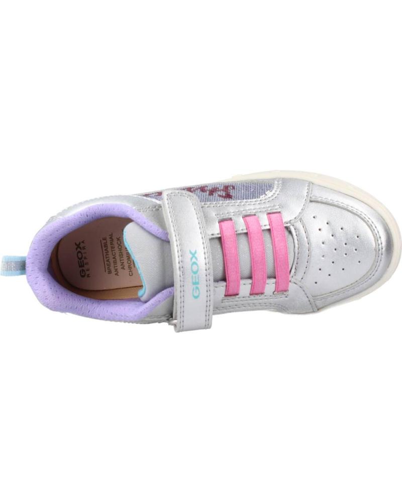 Trainers-De-Niña-GEOX-J-SKYLIN-GIRL-PLATA