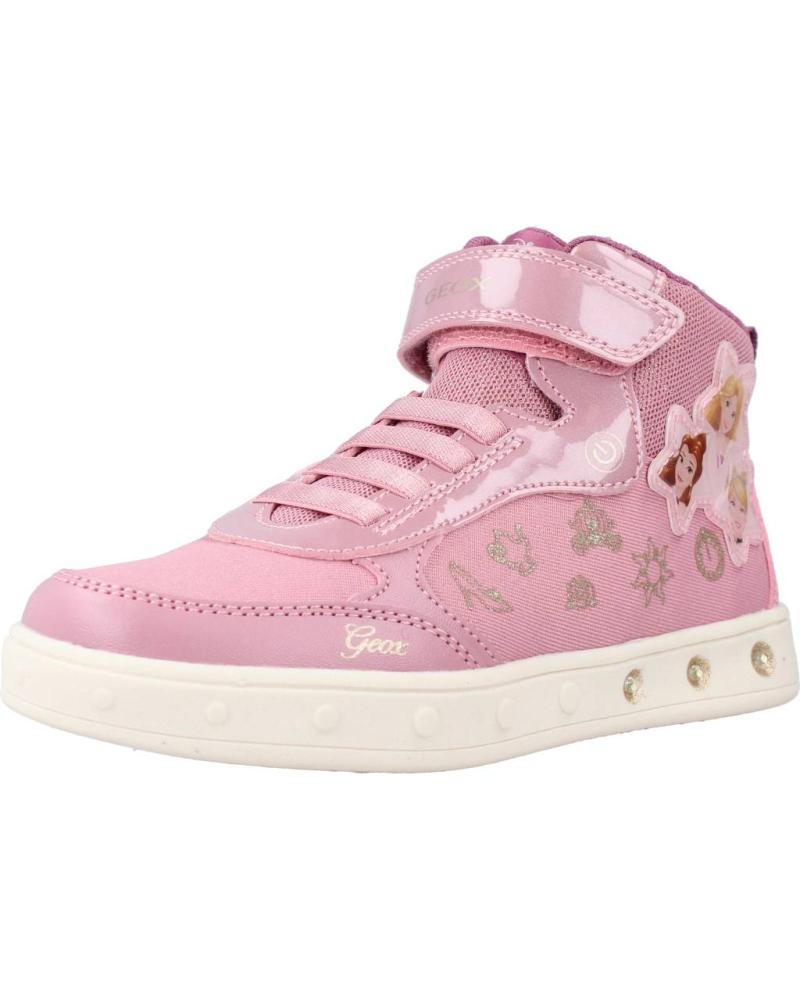 Geox Mädchen Sneaker Skylin - Bequeme Schulschuhe Mit Atmungsaktivität