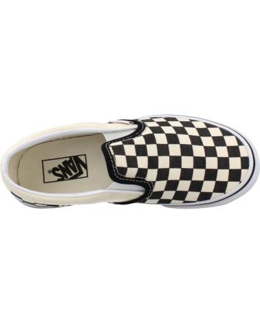 Esportes  VANS OFF THE WALL  de Menina e Menino CLASSIC SLIP-ON CHECKERBOARD  BLANCO