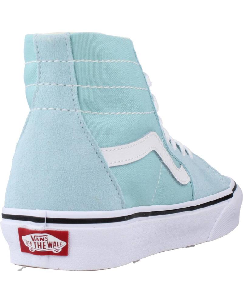 Vans Azules Tenis Vans Mujer Aqua Vans Classic Slip-On (Checkerboardard)
