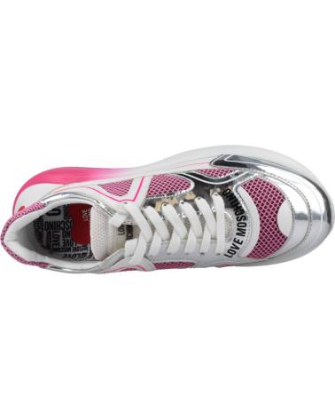 Sapatilhas de Mulher LOVE MOSCHINO SNEAKERD RUNNING60 ROSA