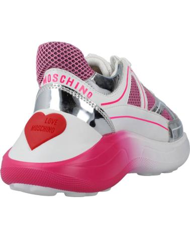 Sapatilhas de Mulher LOVE MOSCHINO SNEAKERD RUNNING60 ROSA