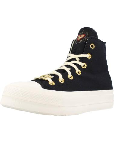 Woman and girl Trainers CONVERSE CHUCK TAYLOR ALL STAR LIFT HI NEGRO