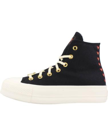 Woman and girl Trainers CONVERSE CHUCK TAYLOR ALL STAR LIFT HI NEGRO