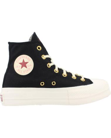 Woman and girl Trainers CONVERSE CHUCK TAYLOR ALL STAR LIFT HI NEGRO