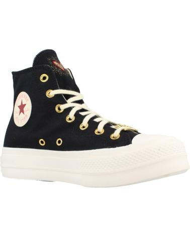 Woman and girl Trainers CONVERSE CHUCK TAYLOR ALL STAR LIFT HI NEGRO