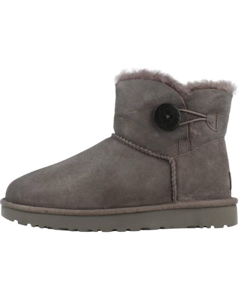 Botines UGG  de Mujer W MINI BAILEY BUTTON  GRIS