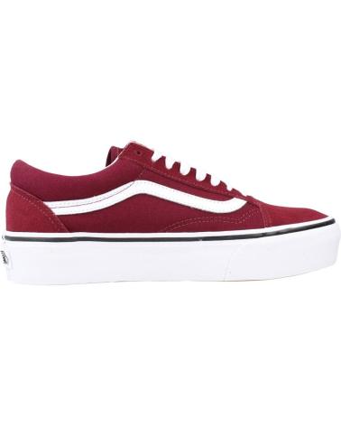 Deportivas de Mujer y Niña y Niño VANS OFF THE WALL OLD SKOOL BURDEOS